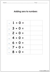 Adding zero to other numbers